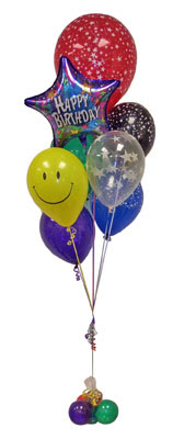 Temelli anneler gn iek yolla  Sevdiklerinize 17 adet uan balon demeti yollayin.