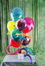 Ankara Temelli iek siparii sitesi  karisik grntde renkli uan balon buketi