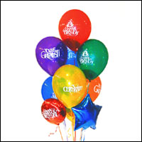Temelli internetten iek siparii  21 adet renkli uan balon hediye rn